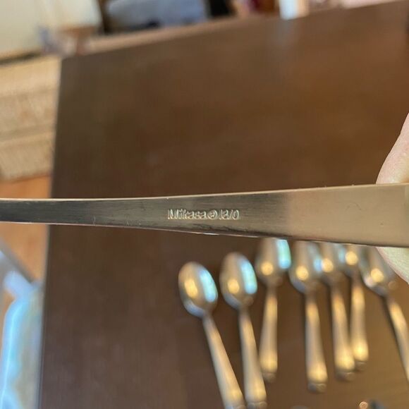 Mikasa 18/10 Stainless Steel Spoons Soup Spoons Regular Spoons - Picture 9 of 14